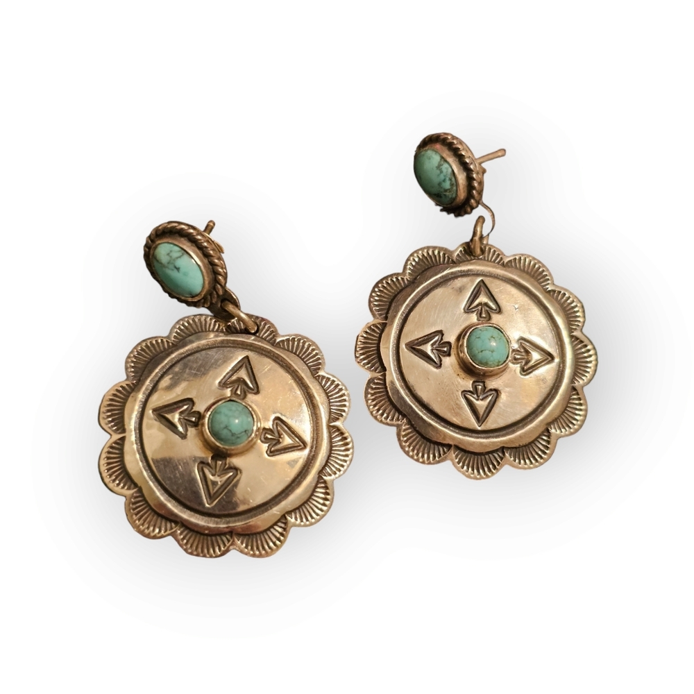 Sterling silver‎ dangle earrings